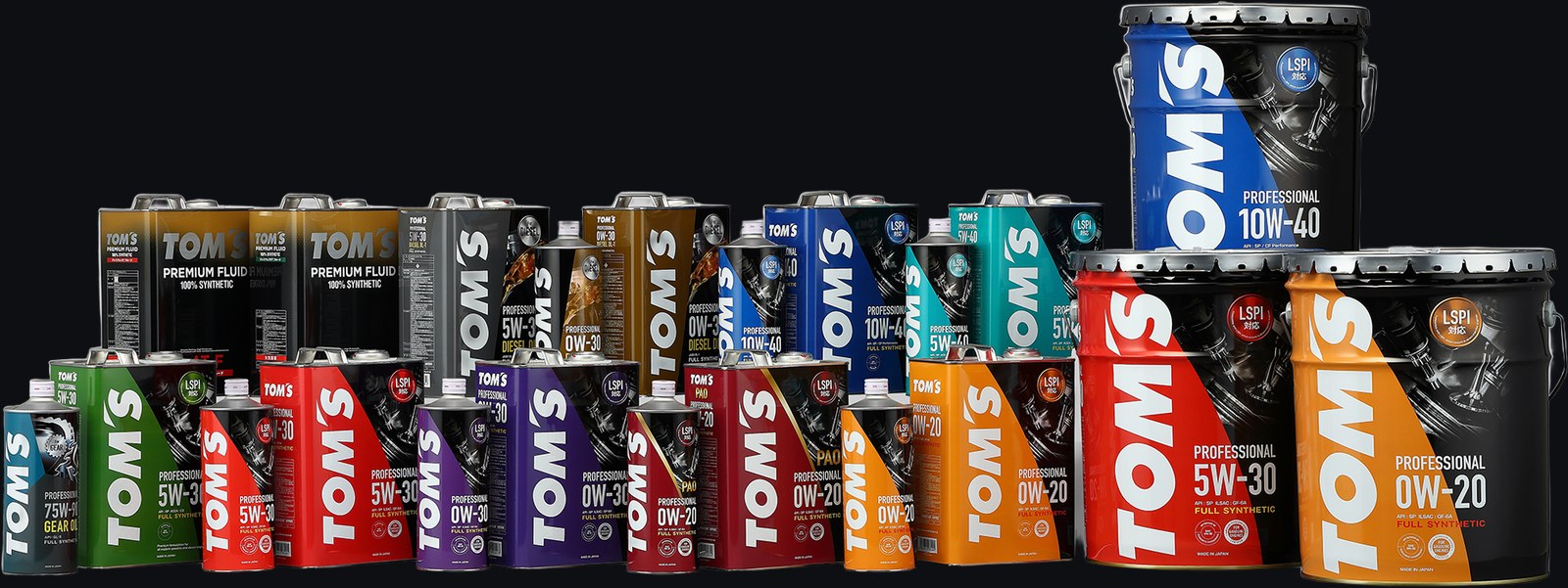 Линейка масел TOM'S