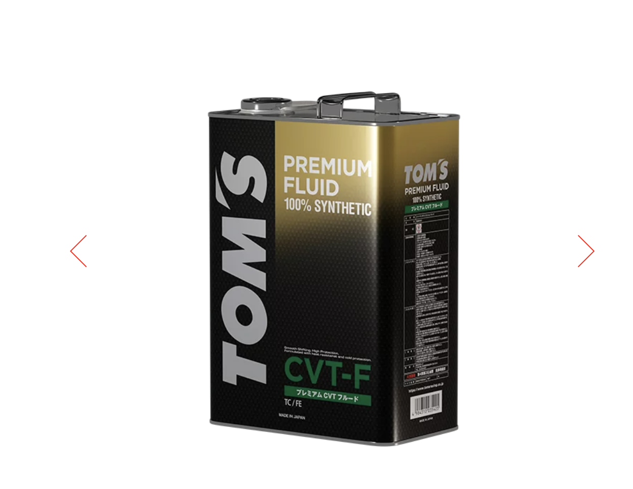 Масло для вариатора TOM'S Premium Fluid CVT-F - TOM'S Oil