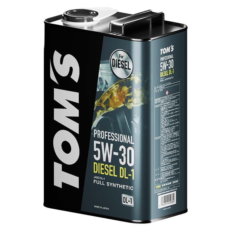 メンテナンス TOM'S MOTOR OIL Premium DL-1 5W-30 20L Масло 5W-30 DL-1 TOM'S (Томс) для дизеля — купить | TOM'S Oil